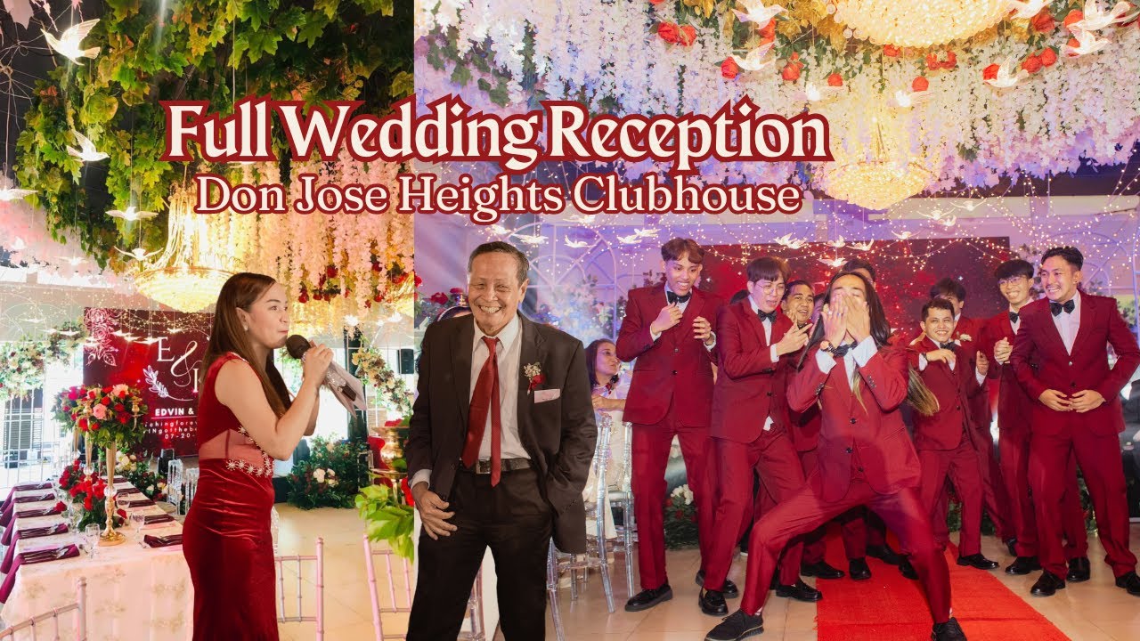 Full Reception Program at Don Jose Heights Clubhouse with Host Shanneil - Kat & Edvin's Wedding