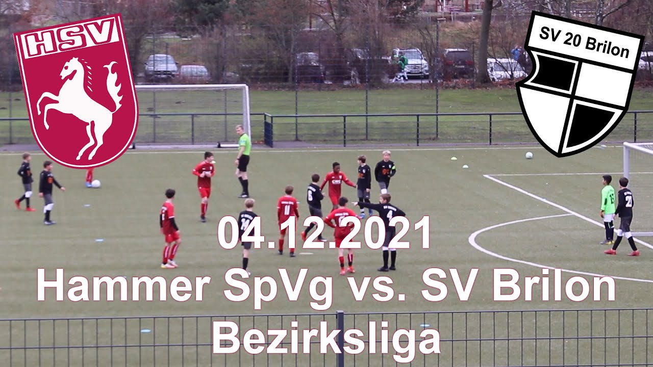 Hammer SpVg D1 vs. SV Brilon D1  --  Bezirksliga  --  04.12.2021