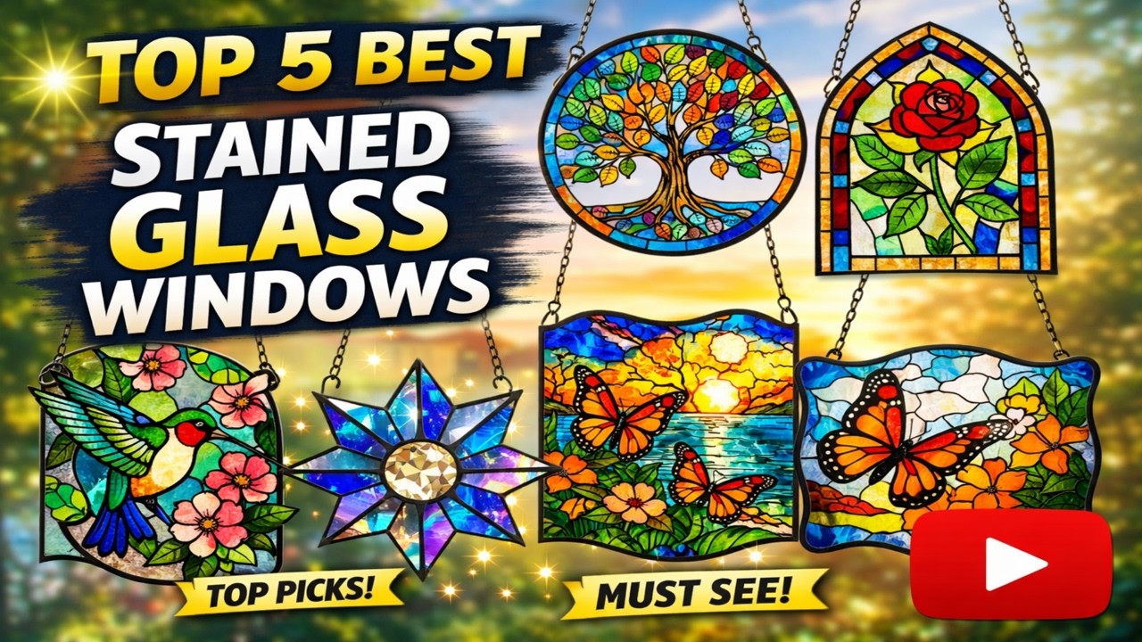 Top 5 Best Stained Glass Window | Beautiful & Decorative Stained Glass Panels for Home Décor