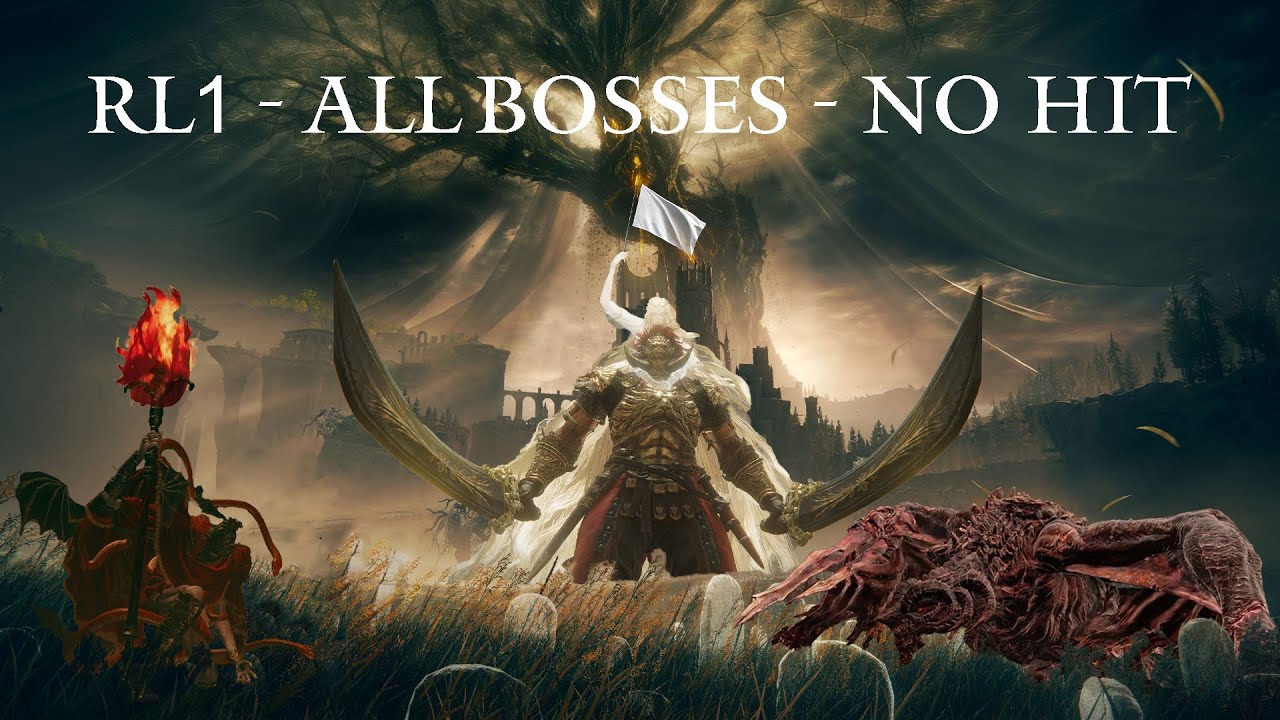 Elden Ring DLC all main bosses (RL1, NO HIT, SOLO)