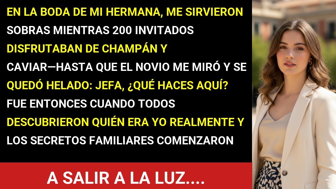 En La Boda De Mi Hermana, Me Dieron Sobras—Hasta Que El Novio Dijo: 