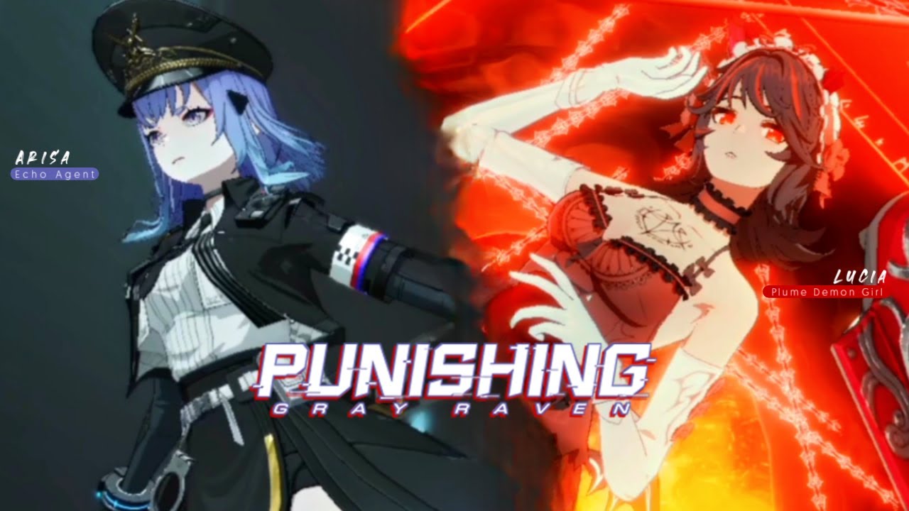 《PUNISHING:Gray Raven》Arisa Echo Agent & Lucia Plume Demon Girl :33333