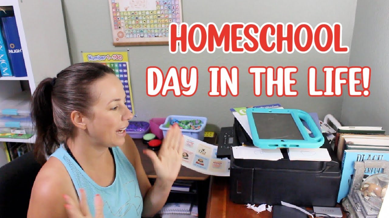 *REAL* HOMESCHOOL DAY IN THE LIFE! HOMESCHOOL PREP, HOMESCHOOLING, LAUNDRY, ETC!
