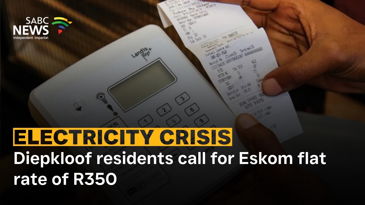 Жители Дипклофа требуют ввести для Eskom фиксированную плату в размере 350 рандов.