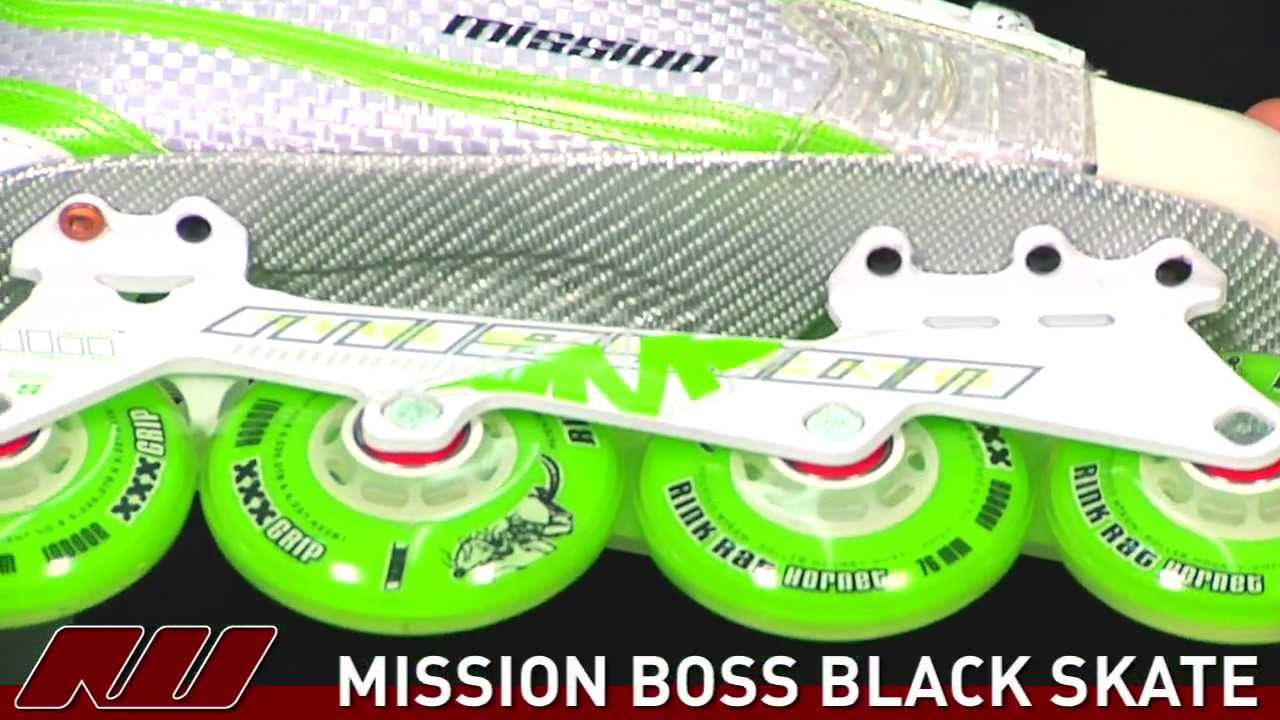 Mission Boss Black Skates