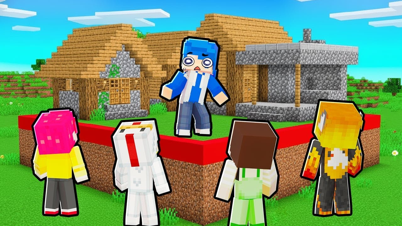 Nhà Của Tôi Bị Chia Thành Hình Vuông Trong Minecraft