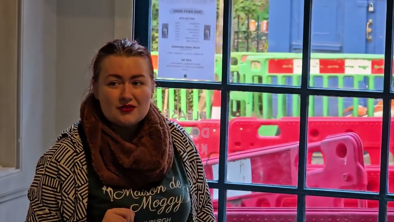 The cat cafe in Edinburgh