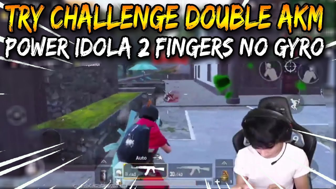 Try Challenge Double AKM | Power Idola 2 Fingers No Gyro | Arifbakhtiar Gameplay | PUBG MOBILE
