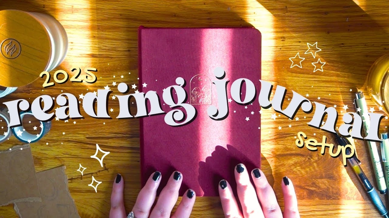 2025 READING JOURNAL SETUP ✨🍄