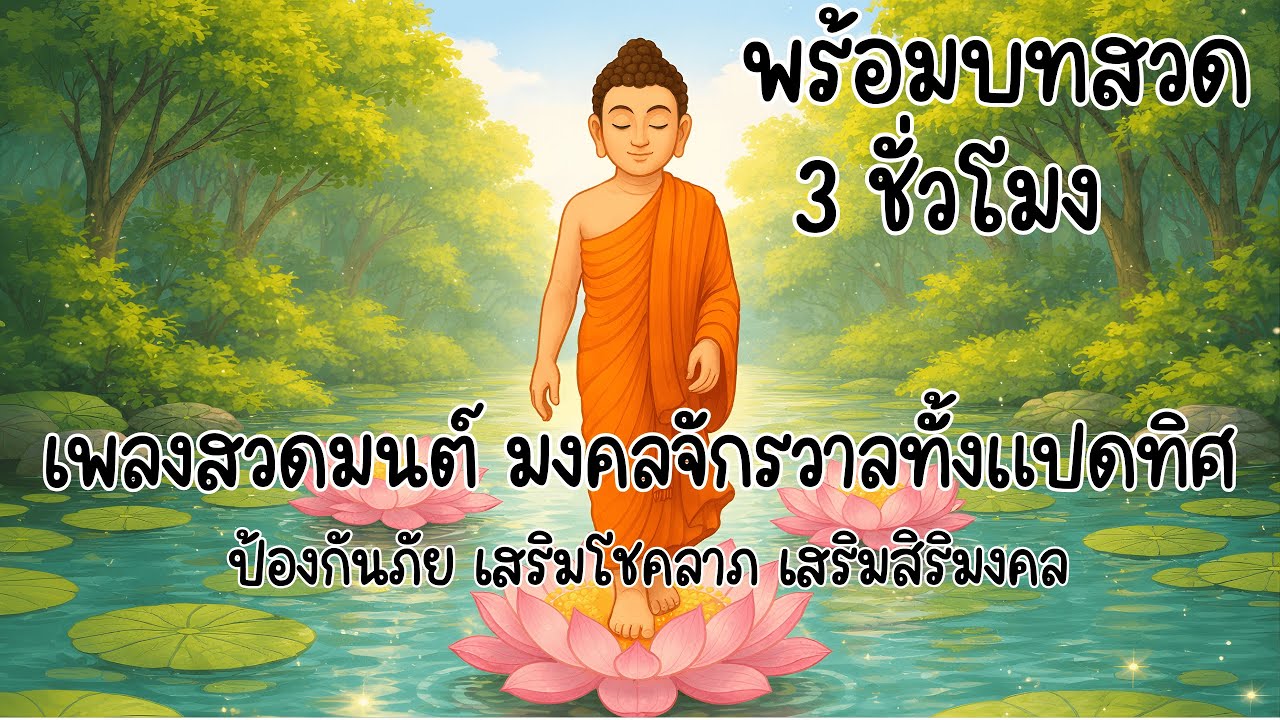 🪷 เพลงสวดมนต์ มงคลจักรวาลทั้งแปดทิศ | 🛡️ ป้องกันภัย 🙏 เสริมโชคลาภ เสริมสิริมงคล