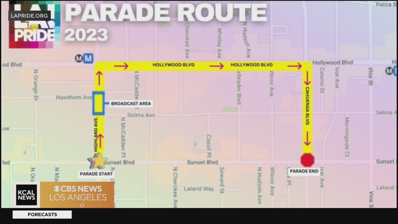 LA Pride Parade to draw 150,000 people to Hollywood Sunday