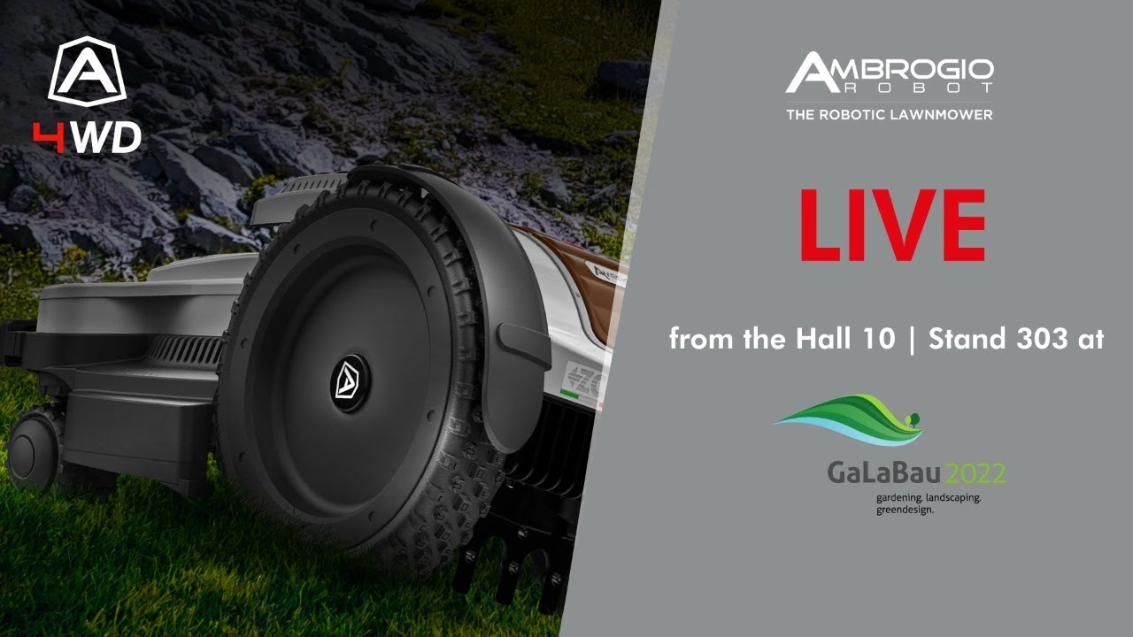 Live: Ambrogio Robot, the new intelligent 4WD fleet is coming!