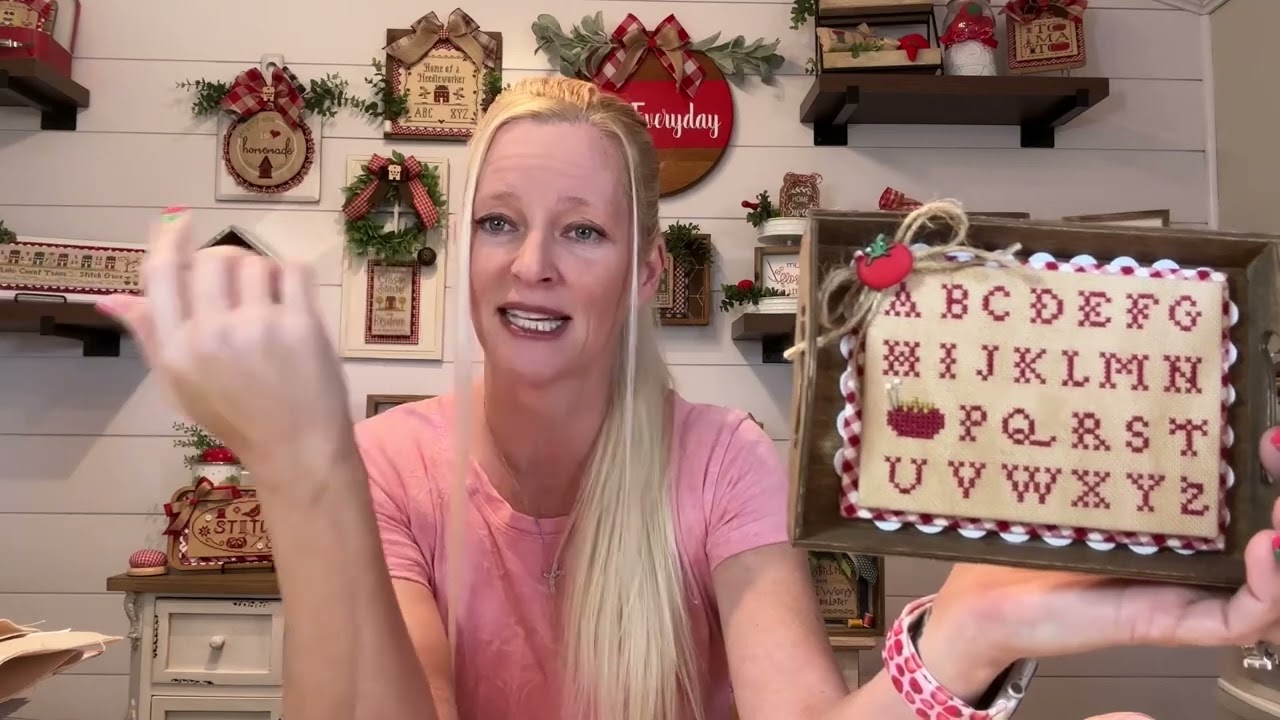Flosstube #66 Javagirlstitches Stitchy update with hoop floss bling video at the end😊