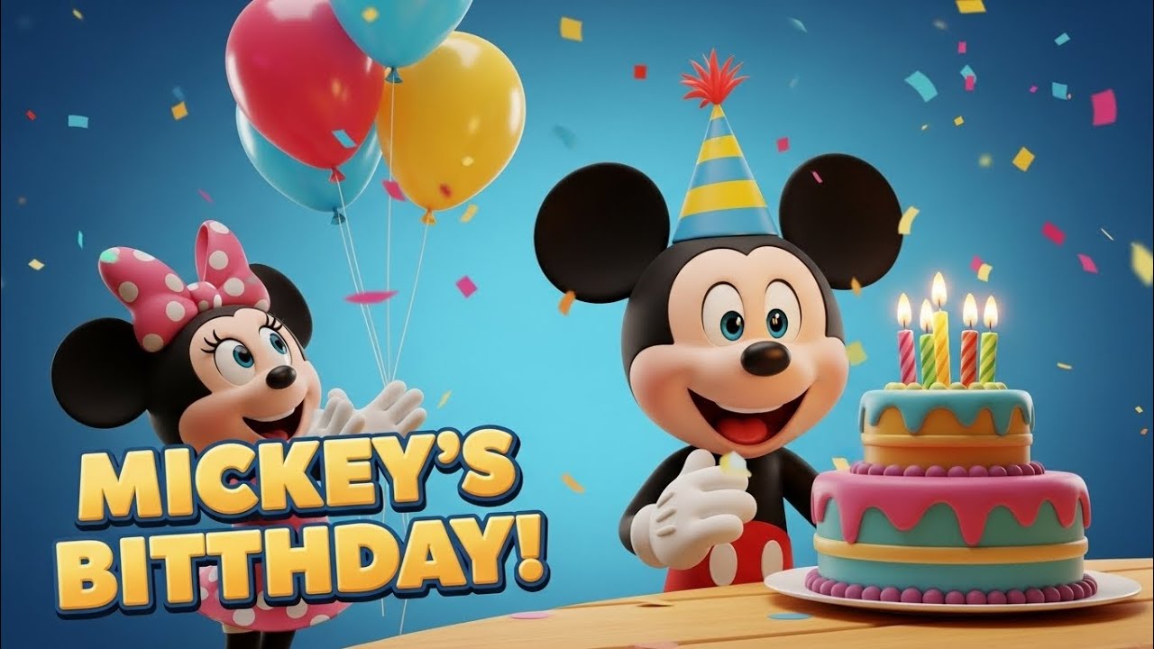 🎉 Mickey’s Birthday Surprise 🎂 | Fun Birthday Adventure for Kids 🐭🎈