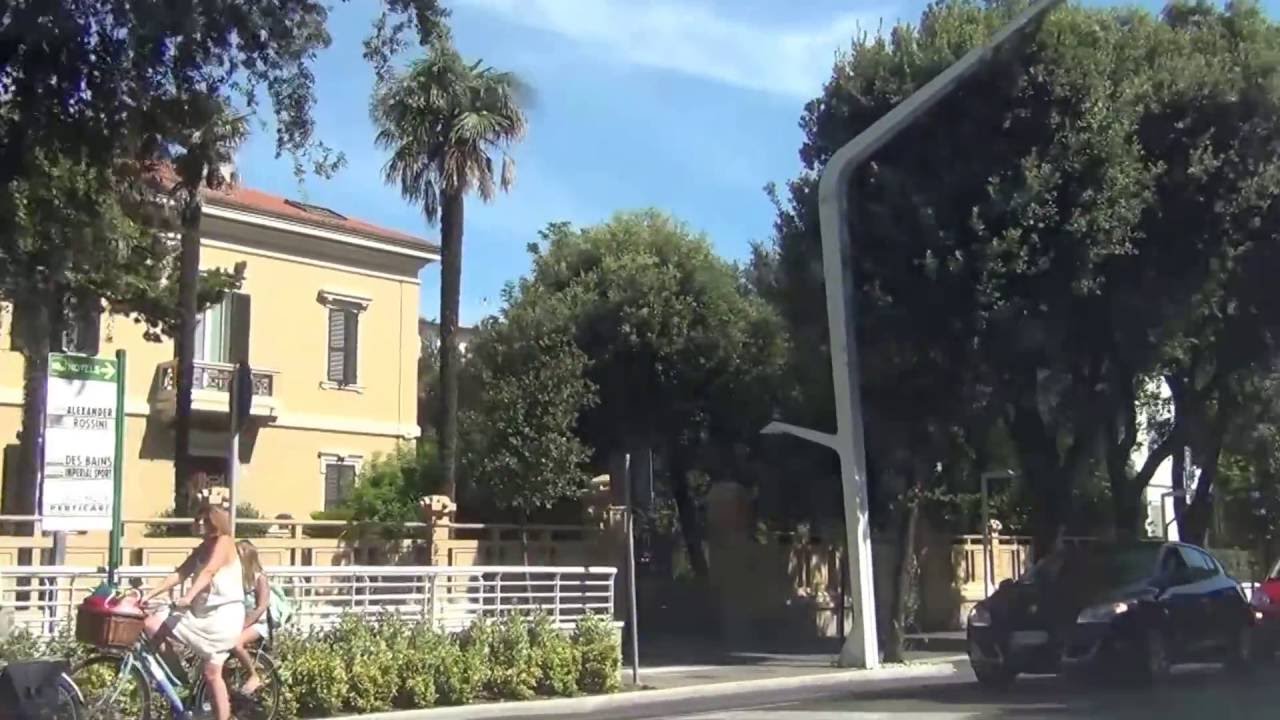 Dashcam Pesaro camping Norina naar Pesaro haven 2016 (tussenstop Pesaro stad)