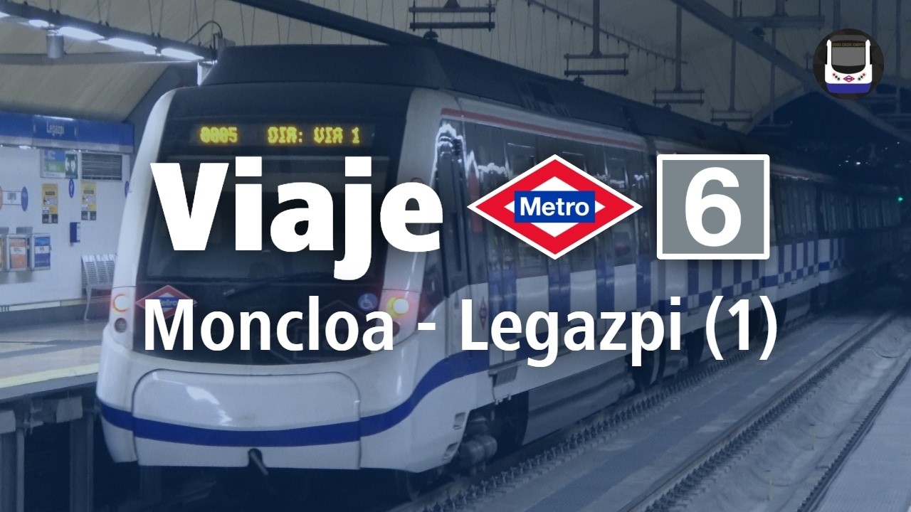 Viaje por la nueva L6 de Metro de Madrid | Moncloa - Legazpi