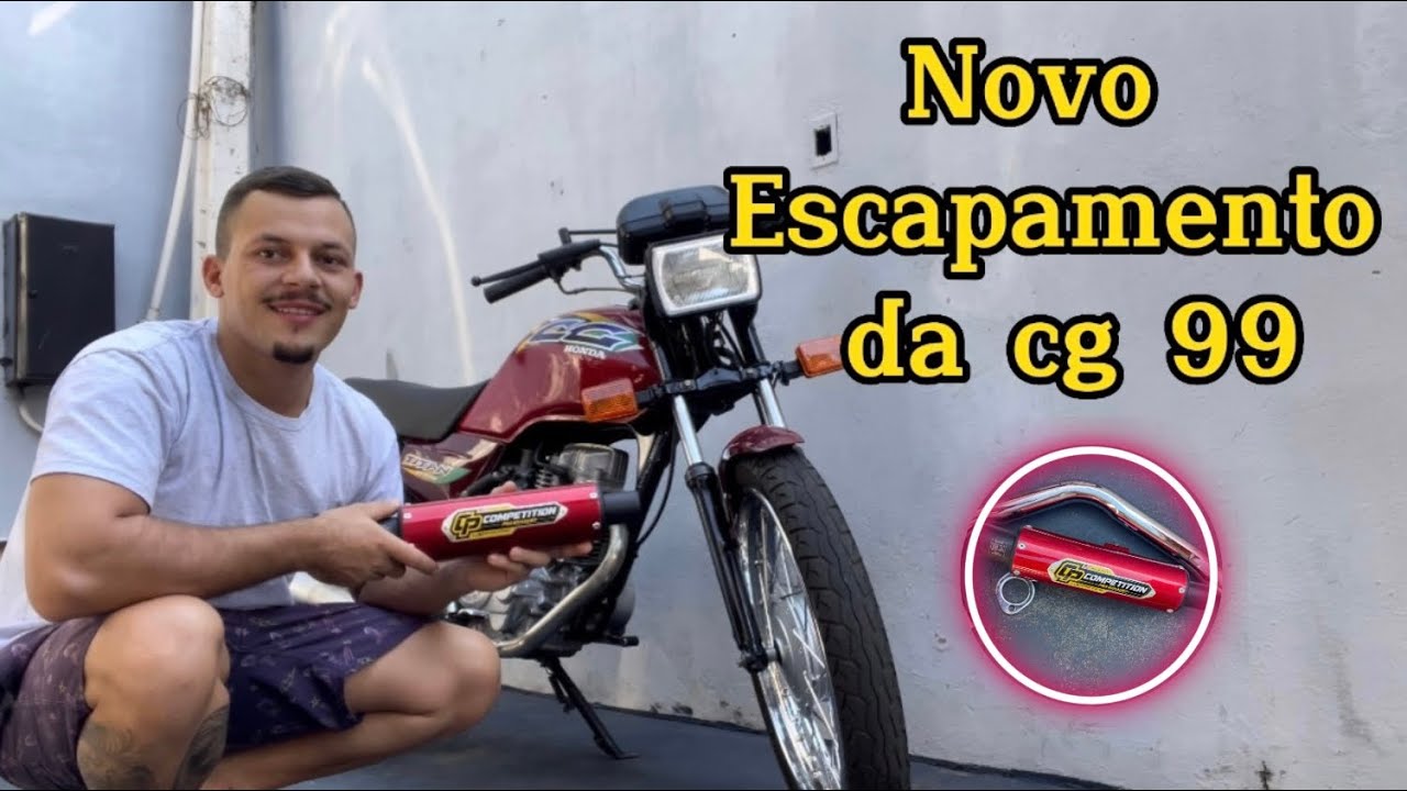 Novo escapamento da Cg 99 “COMPETITION SERÁ QUE É BOM”