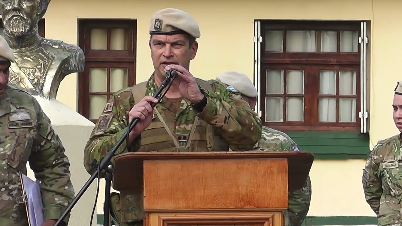 Acto cambio de Jefe del Regimiento de Infantería de Montaña N° 21 Ejercito Argentino