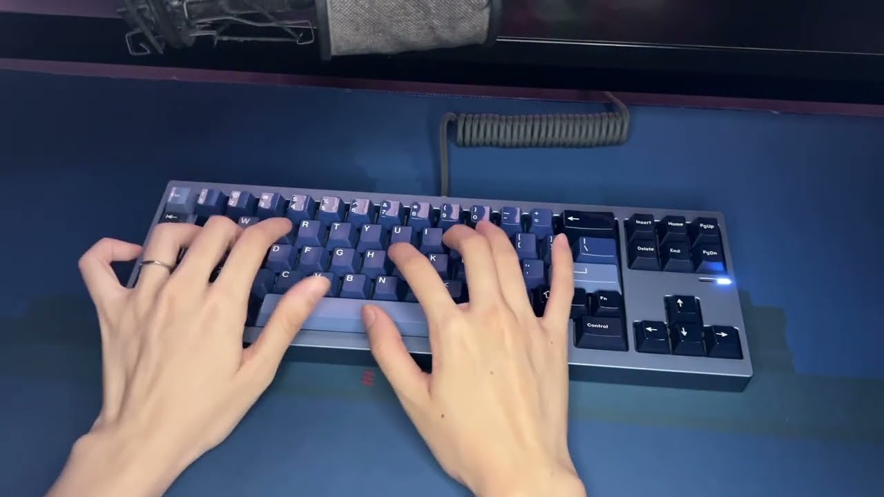 TKD Cycle7 | Cherry MX2A Black | Alu plate | GMK Indigo sound test