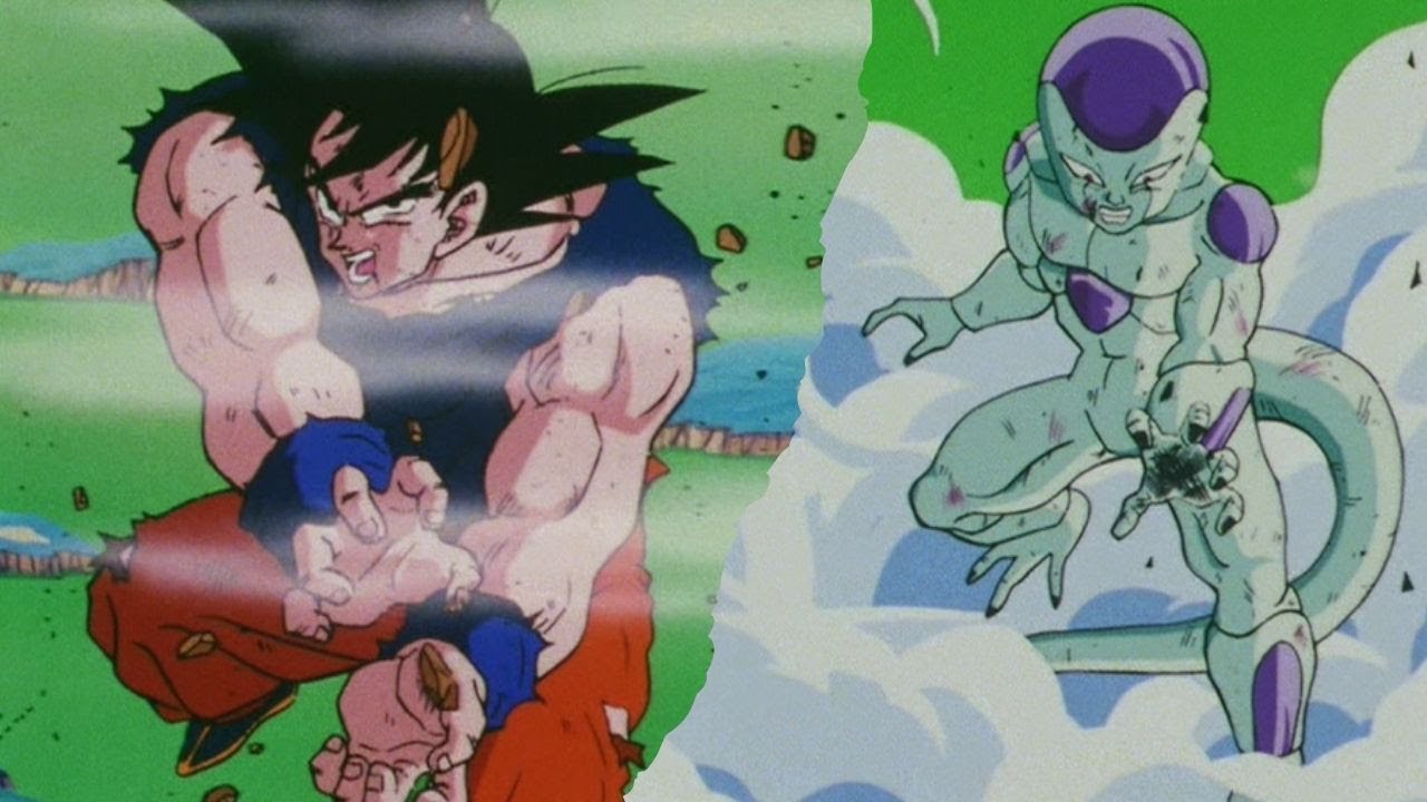 Goku Hurts Freeza (Japanese)