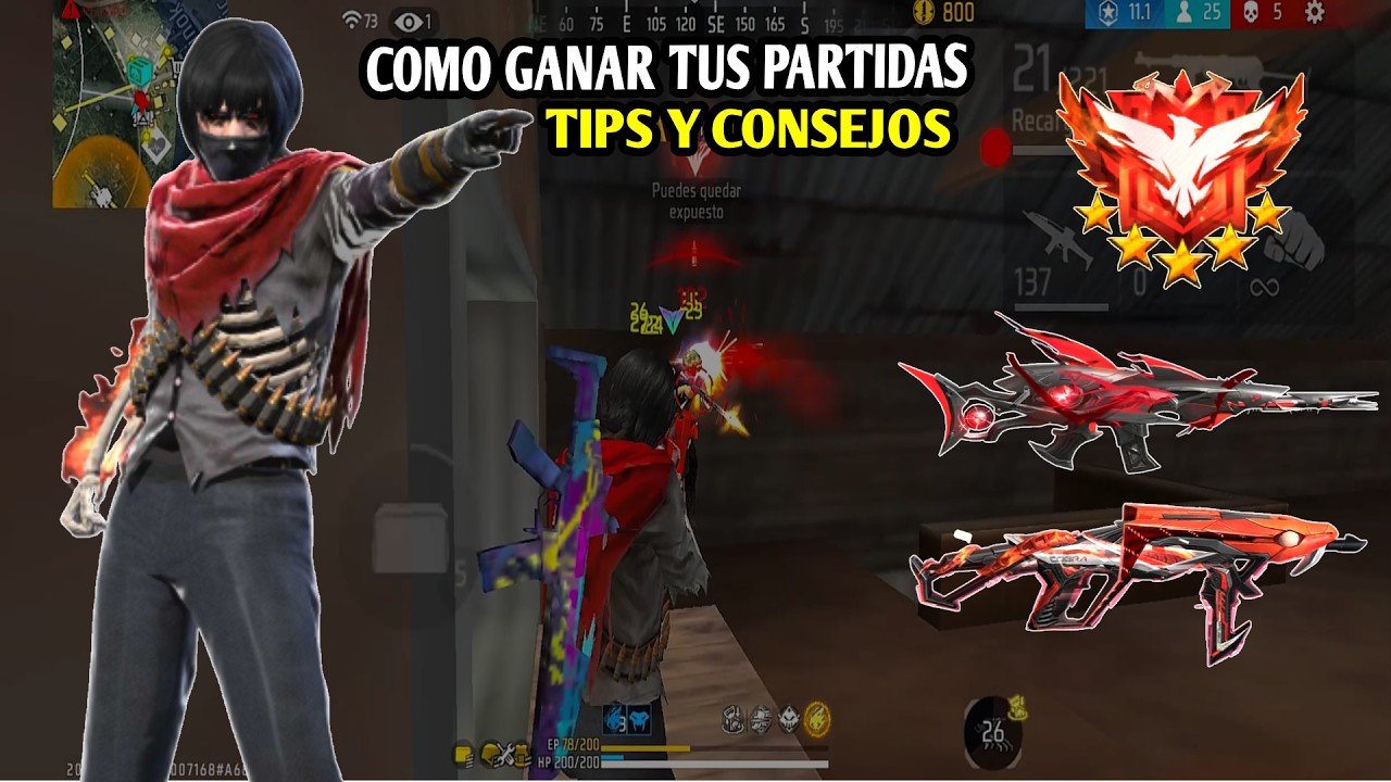 Como GANAR tus PARTIDAS en FREE FIRE !! TIPS Y CONSEJOS - BabaYaga