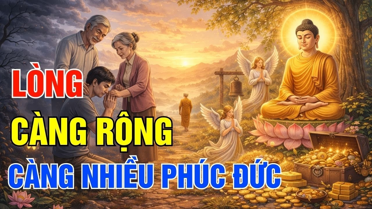 Càng Tha Thứ Càng Giàu Phúc Đức - Lời Phật Dạy Khiến Tâm An Nghiệp Nhẹ|Tiếng Chuông Tĩnh Lặng