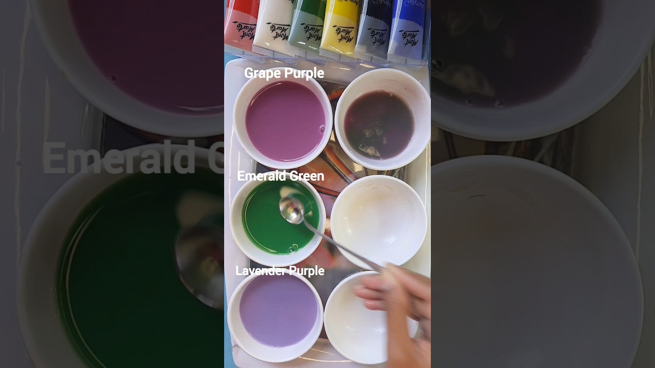 Colormixing technique | Mixingcolors | keepmeforever0 | satisfying | ytshorts | shorts #acrylicolors
