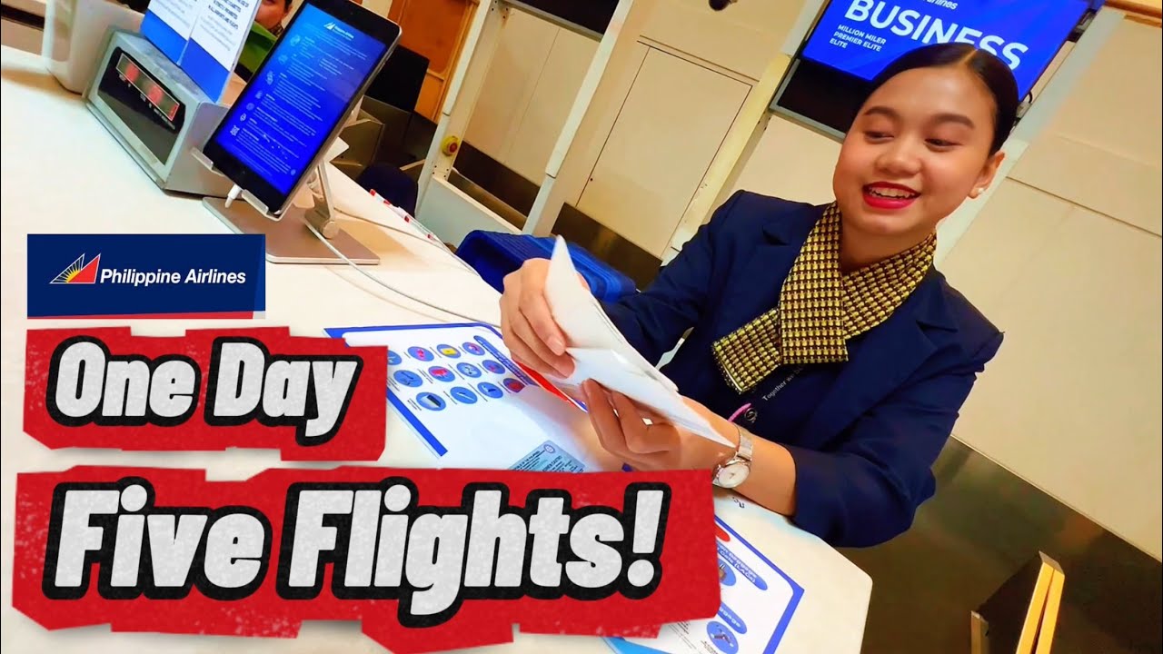 ONE DAY, FIVE FLIGHTS | Flying with Philippine Airlines 