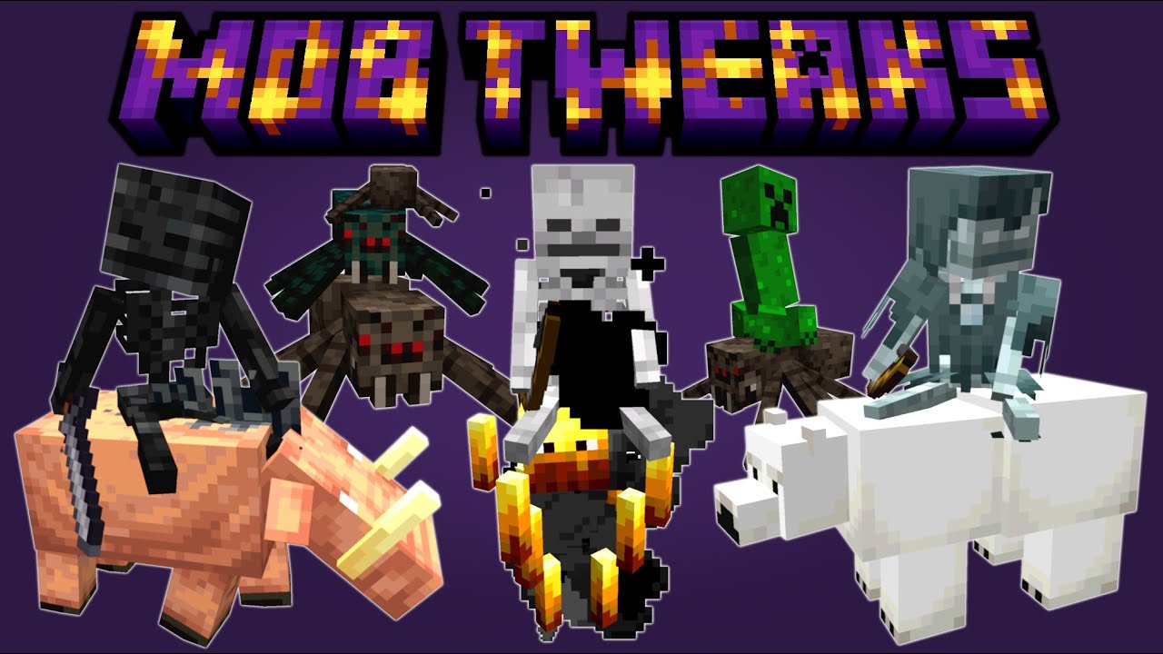 I added lots of new jockeys to Minecraft! (