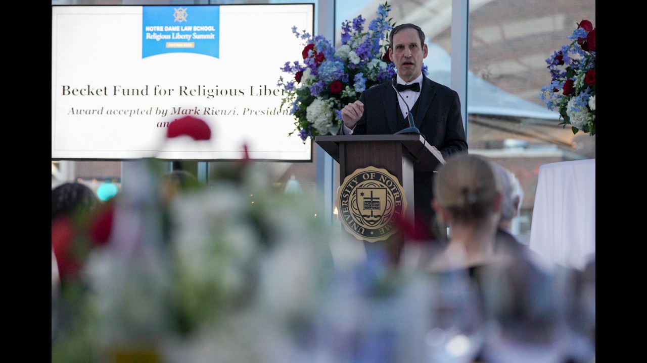 2026 Notre Dame Prize for Religious Liberty: Becket Fund for Religious Liberty