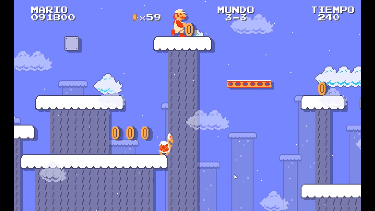 PASANDO LOS NIVELES DE MARIO BROS