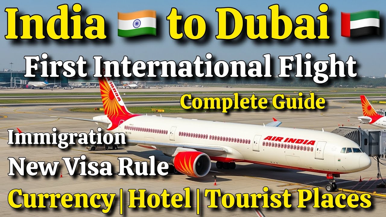 How to travel to Dubai from India | Delhi to Dubai Airindia Flight Complete Experience 