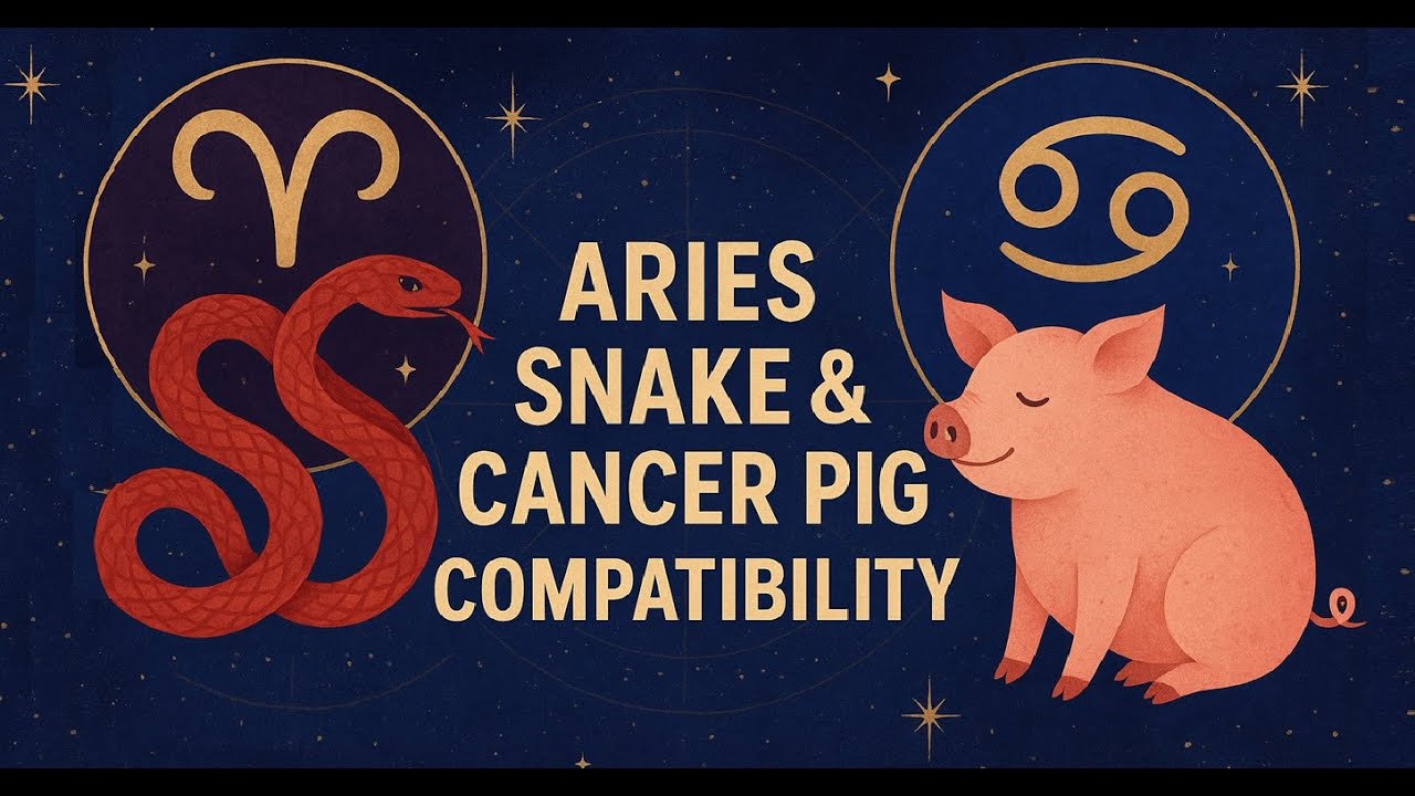 Aries Snake & Cancer Pig Compatibility: Power Meets Emotion in Love and Life