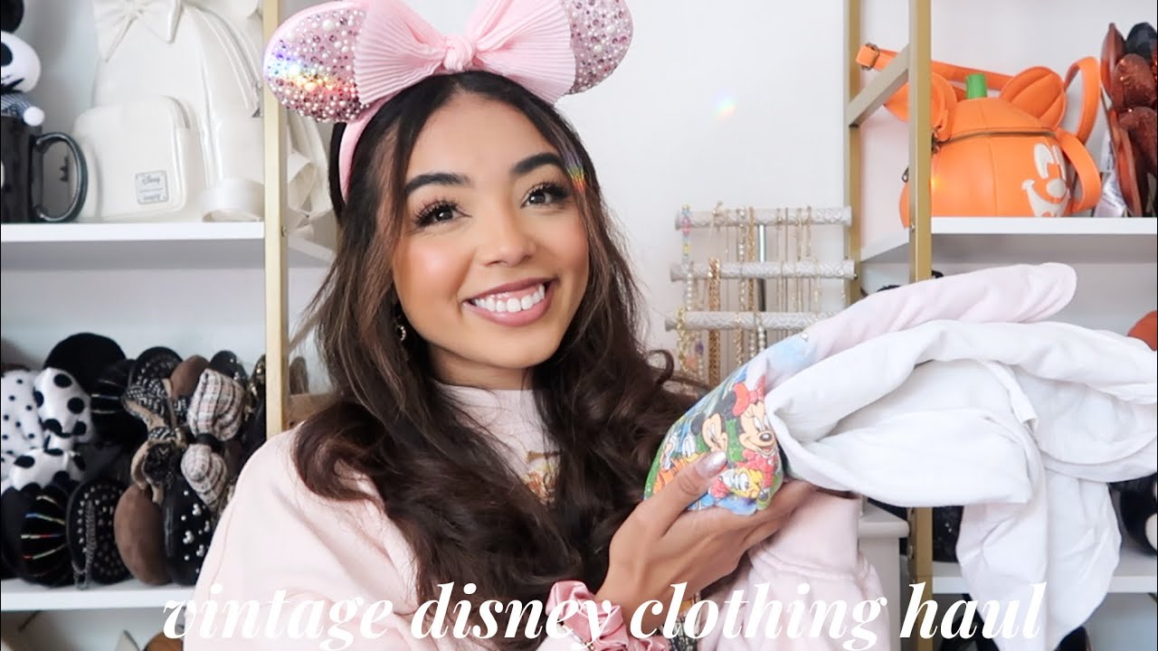 Vintage Disney Clothing Haul + vintage shopping tips!
