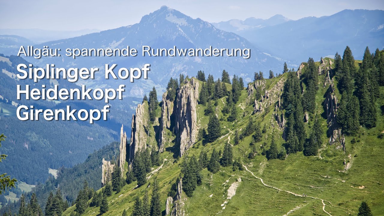 Überschreitung Siplinger Kopf - Heidenkopf - Girenkopf - wenig bekannte Gratwanderung im Allgäu