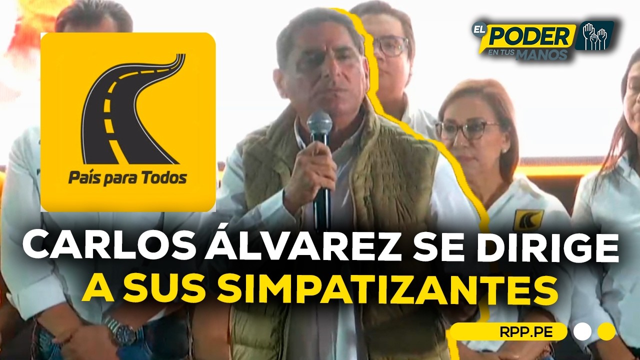 Elecciones 2026: Carlos &Aacute;lvarez cierra campa&ntilde;a y llama a la unidad nacional #EPETM
