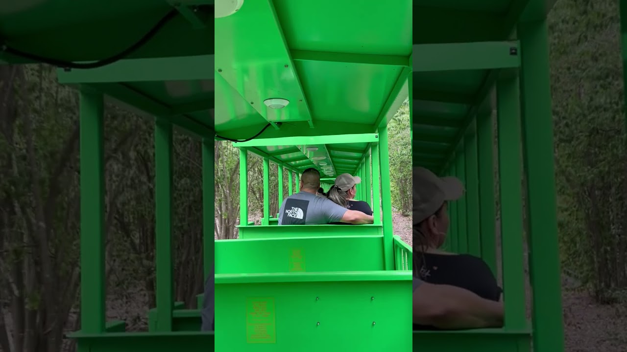 San Antonio Zoo Train - Breckenbridge Park - (FULL RIDE) (POV) - San Antonio TX.