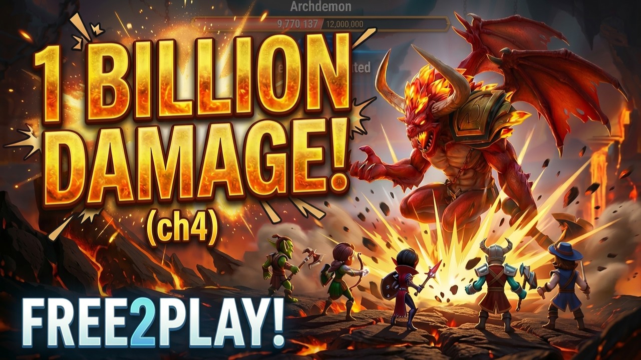 Can You Hit 1 BILLION Damage as Free2Play?? | ArchDemon Defeated!