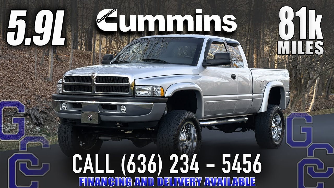 Manual 5.9 Cummins For Sale: 2001 Dodge Ram 2500 4x4 Diesel 6-speed With Only 81k Miles