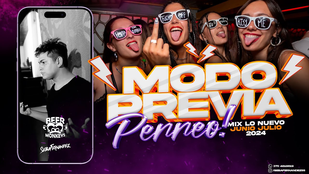 Modo Previa / Beer Monkeys - Dj Seba Fernandez || ALTA PREVIA 🔥  LO MAS ESCUCHADO 2024  FULL PERREO