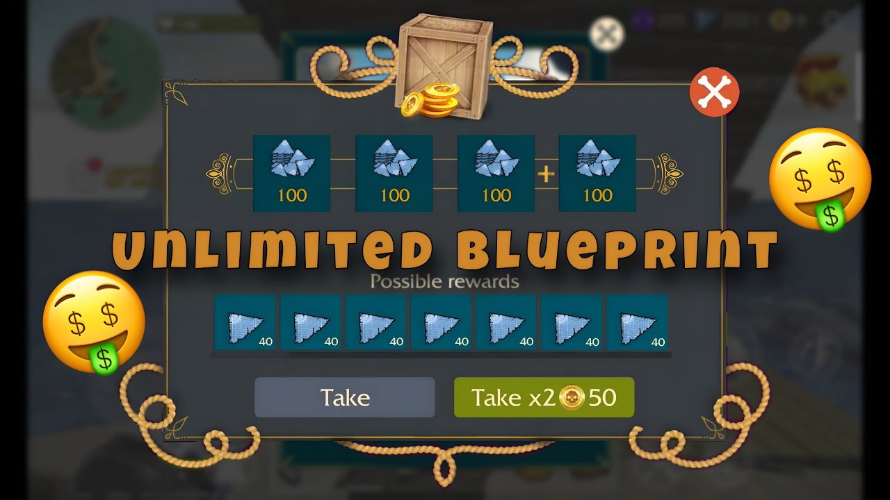 Last Pirate Survival Island || Unlimited Blueprints Trick || Survival Walkthrough Game (iOS/Android)