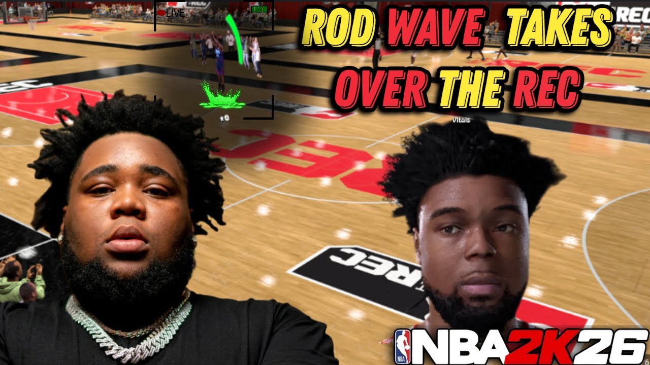 I Made ROD WAVE & Took Him In The Rec On NBA 2k26 It Was **Very Annoying... MUST WATCH Till The End❗
