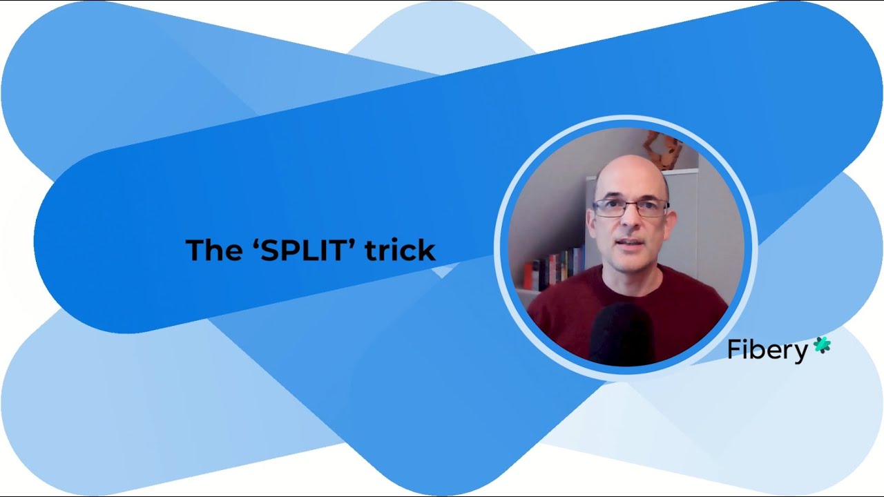 Using the 'SPLIT' trick in Fibery reports