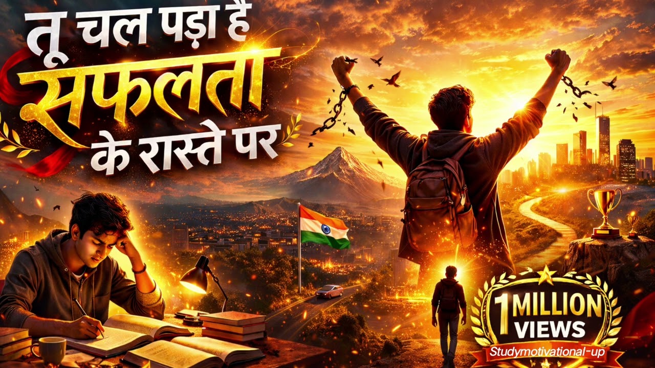 अब रुकना नहीं है 💪 | Tu Chal Pada Hai Safalta Ke Raaste Par | Success Anthem 2026