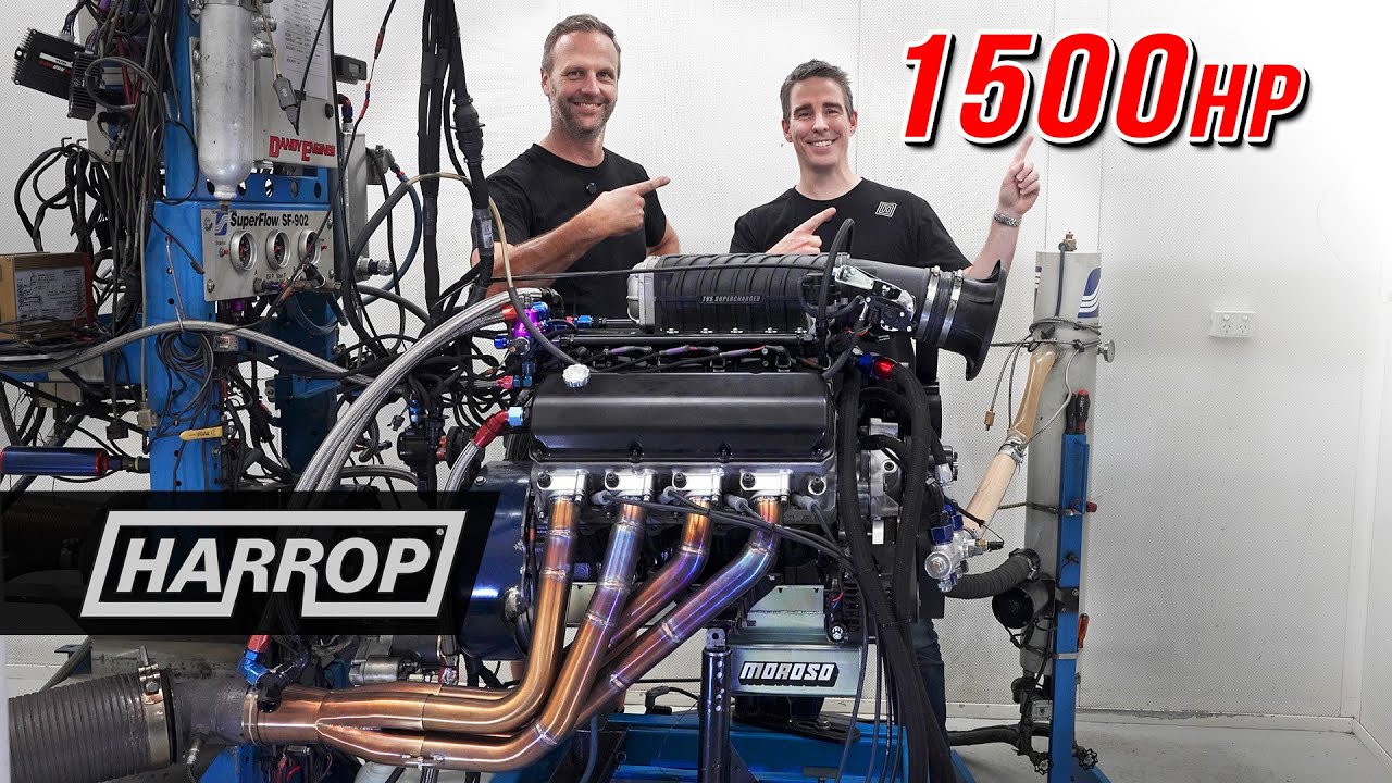 1500HP Small Block Ford CLEVOR | Harrop TVS2650 Supercharger Testing