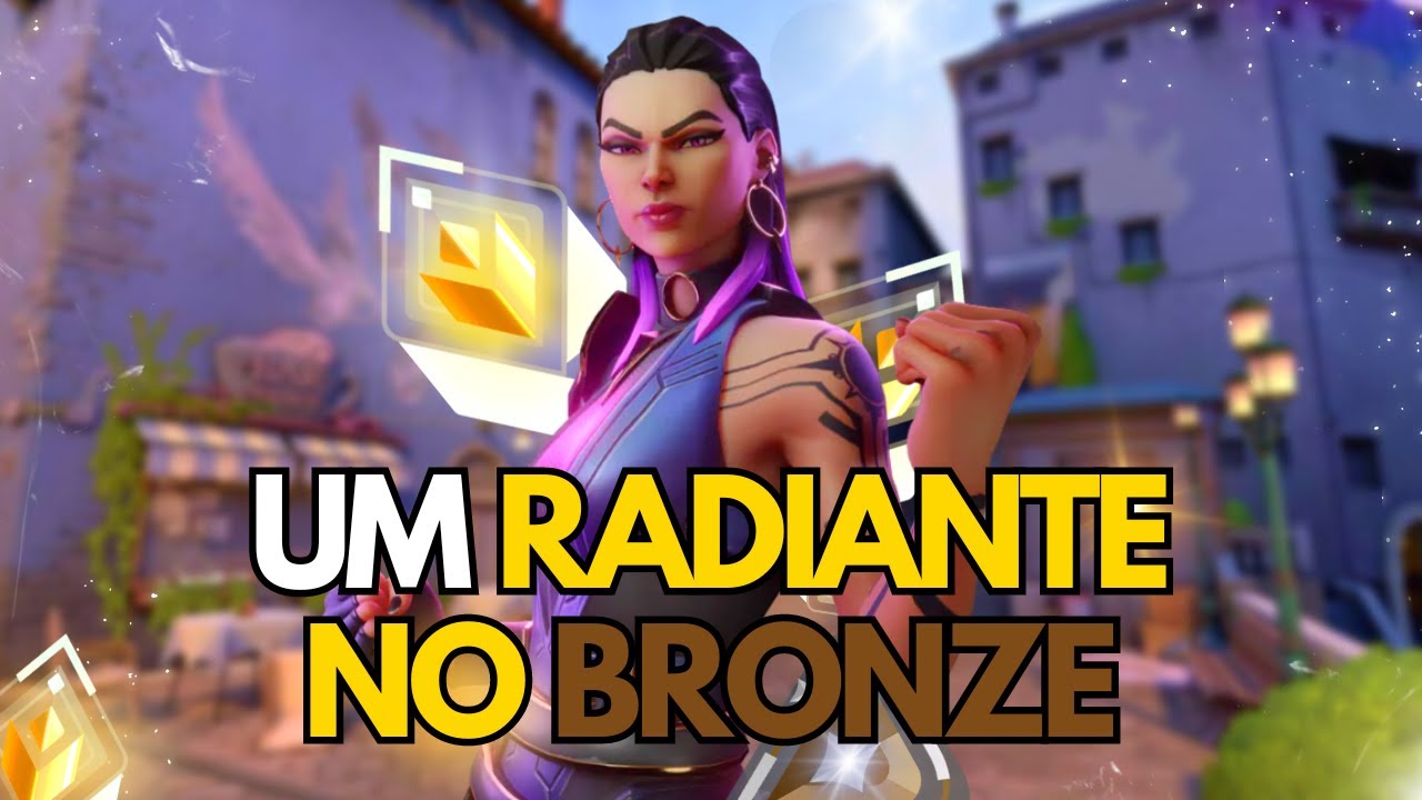 um RADIANTE trollando no BRONZE  *meu time n&atilde;o ACREDITOU*
