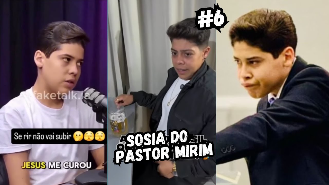 MELHORES VÍDEOS E MEMES DO PASTOR MIRIM MIGUEL OLIVEIRA!!! TENTE NÃO RIR! 😂 PARTE 6