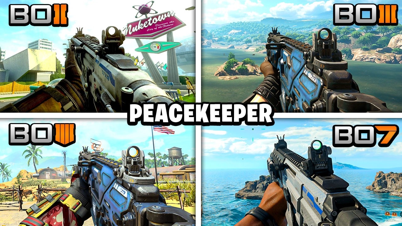 evolution of the peacekeeper in call of duty