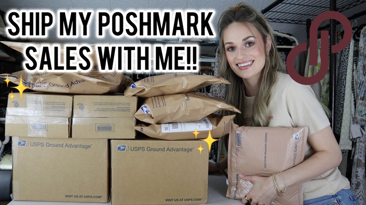 Ship My Poshmark Sales With Me! See What Sold FAST & For a GREAT Profit! $$