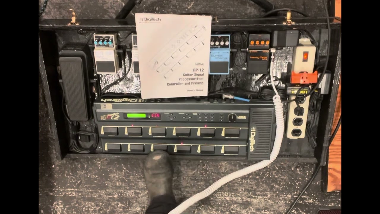 1996 DigiTech RP12 Guitar Signal Processor/ Foot Controller / Preamp / Multi Effects